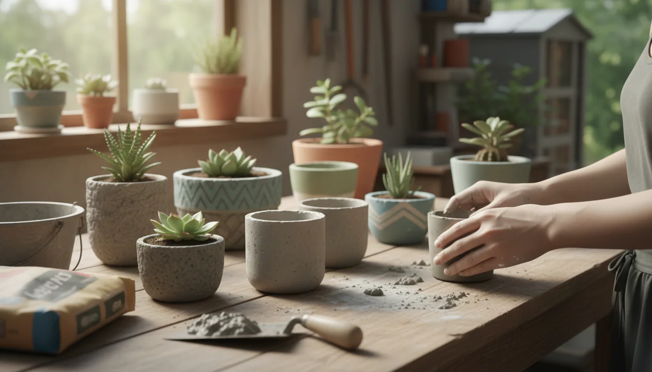 Como fazer vaso de cimento: passo a passo e ideias