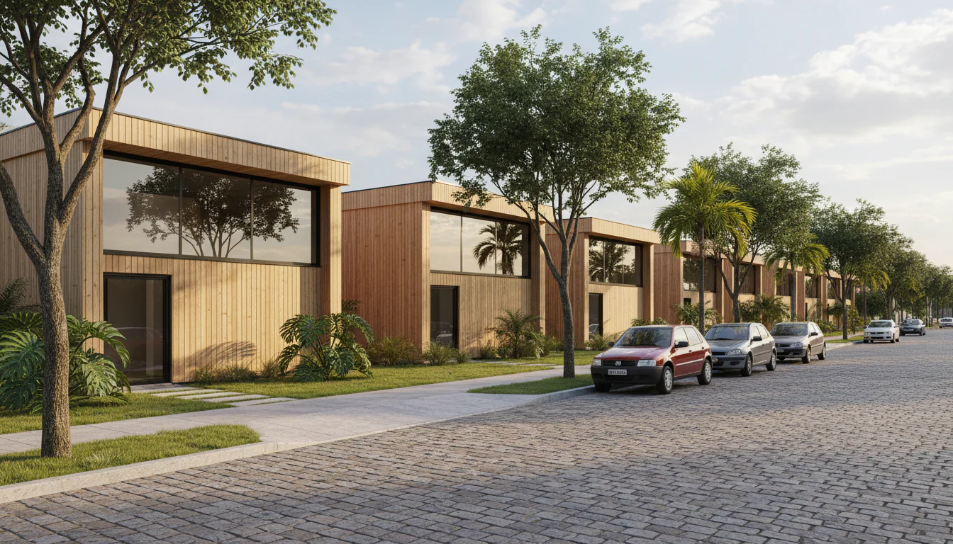 Casas de Madeira Pré-Fabricadas em Carrasco Bonito – TO