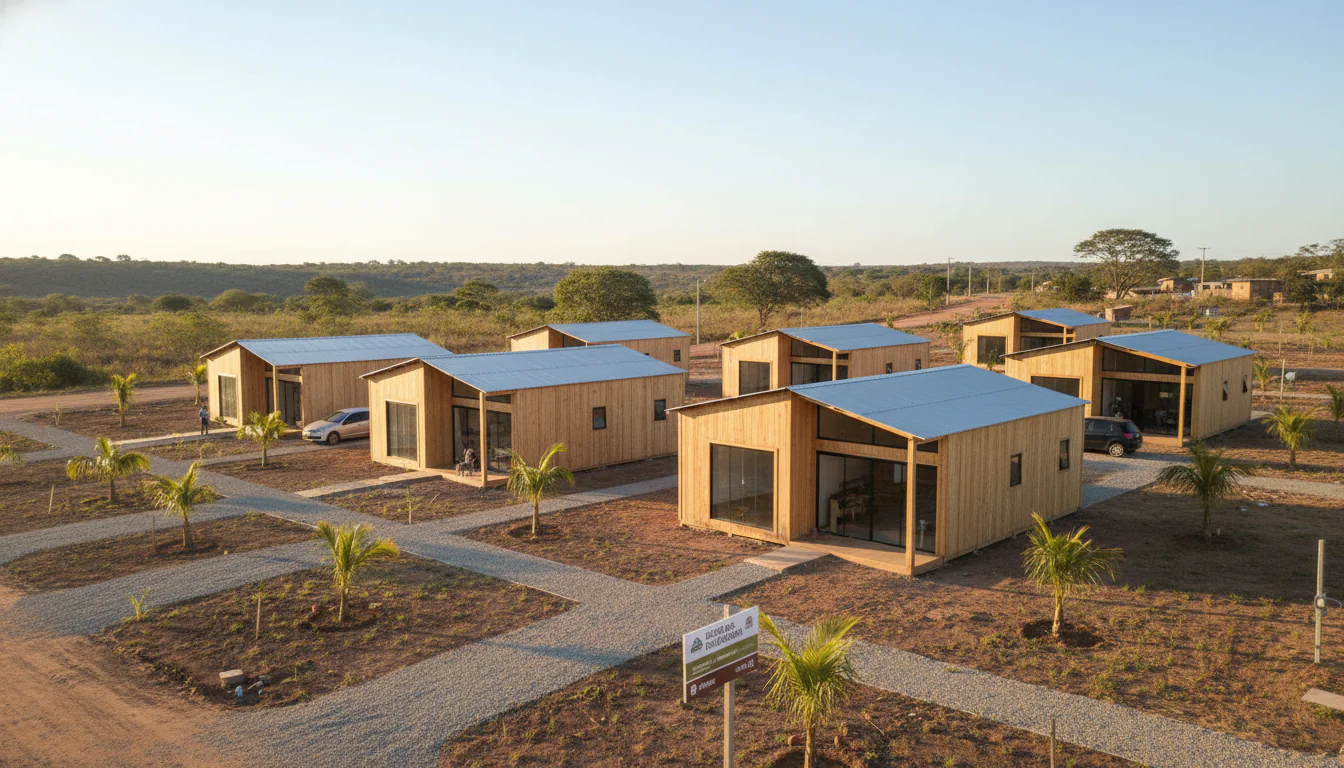 Casas de Madeira Pré-Fabricadas em Maurilândia do Tocantins – TO