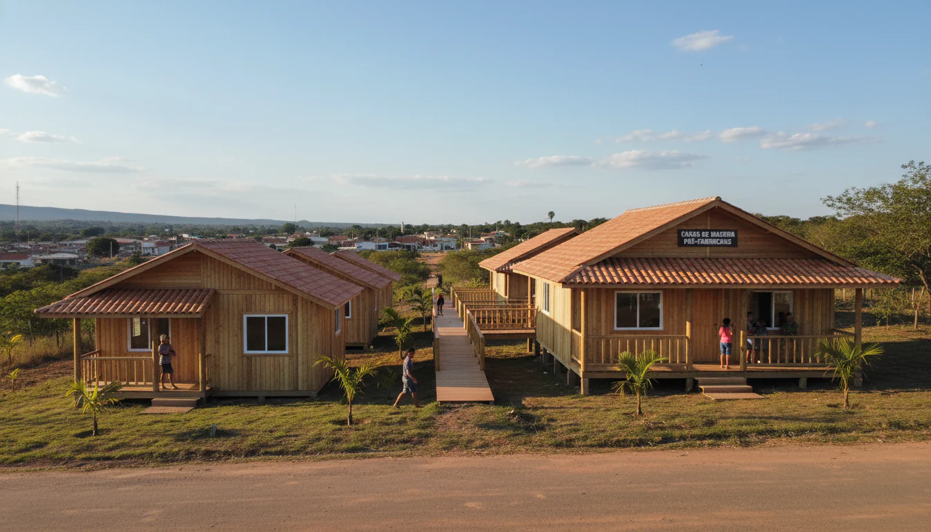 Casas de Madeira Pré-Fabricadas em Matões do Norte – MA