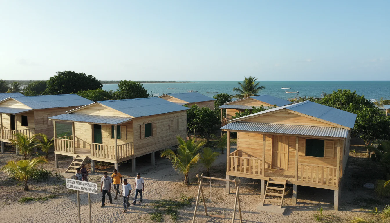 Casas de Madeira Pré-Fabricadas em Olinda Nova do Maranhão – MA