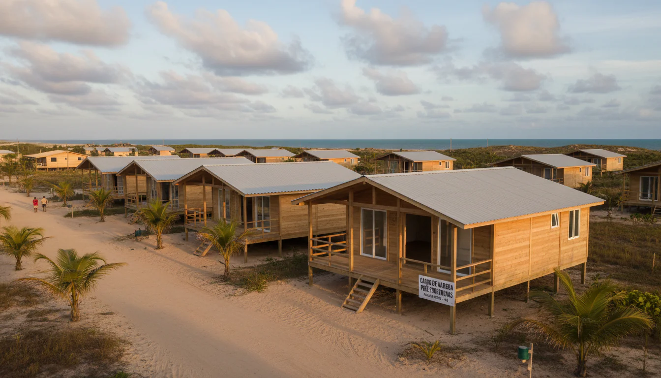 Casas de Madeira Pré-Fabricadas em Paulino Neves – MA