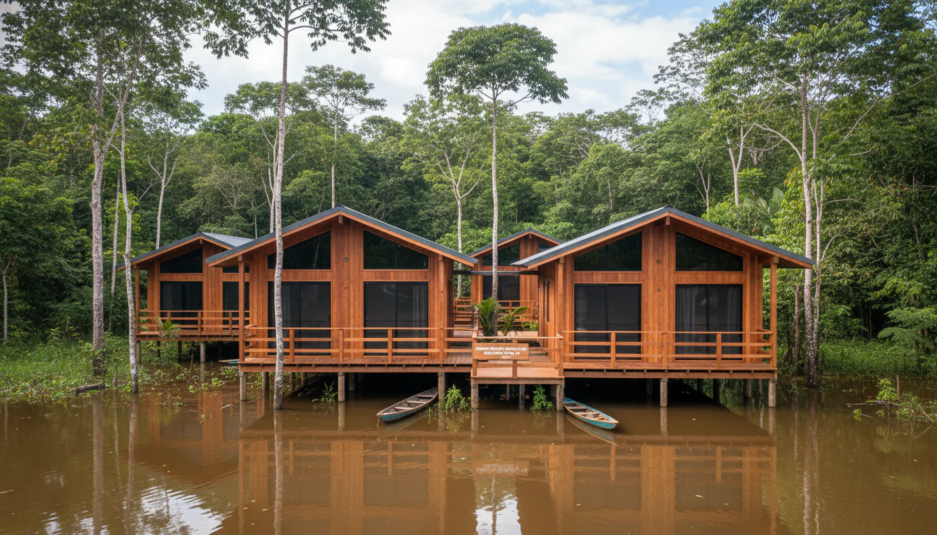 Casas de Madeira Pré-Fabricadas em Autazes – AM