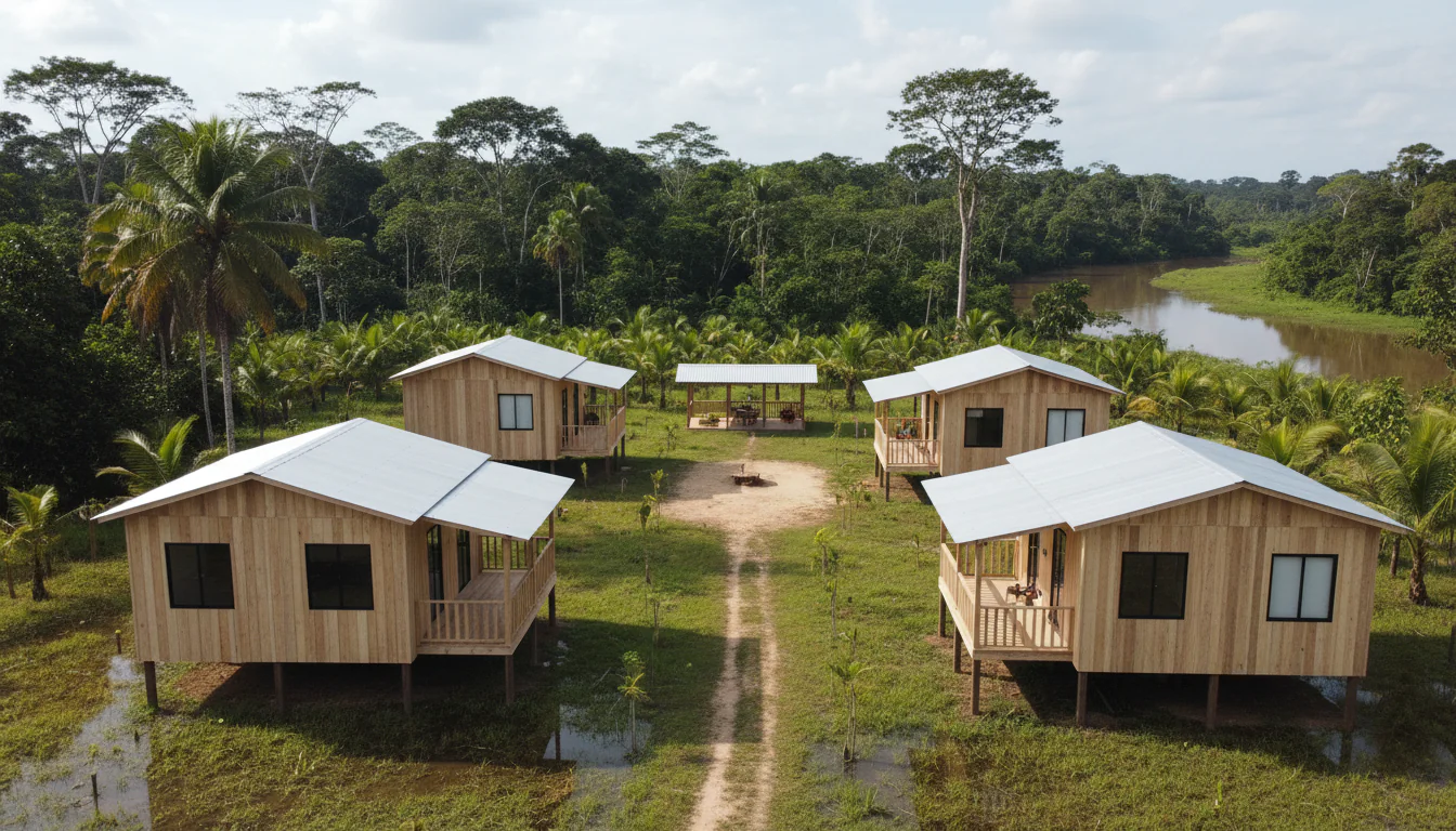 Casas de Madeira Pré-Fabricadas em Barreirinha – AM