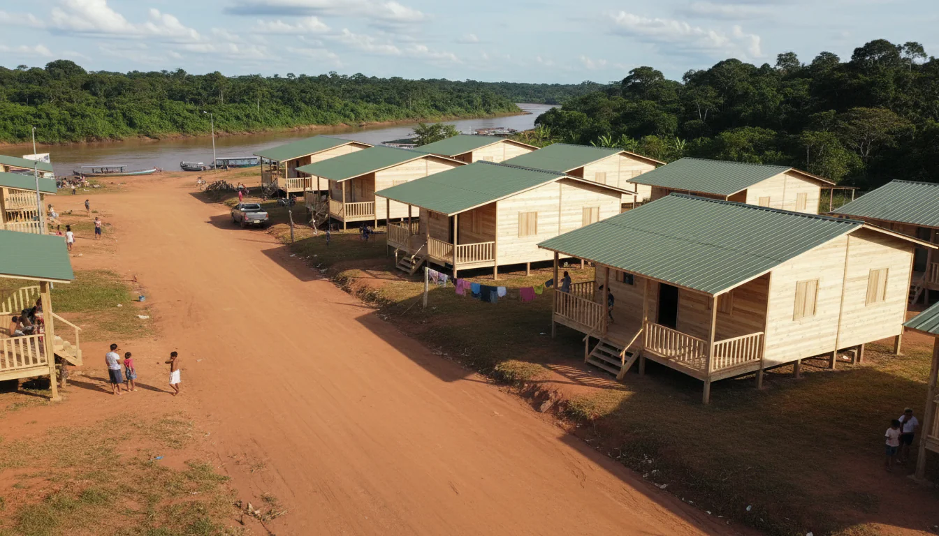 Casas de Madeira Pré-Fabricadas em Lábrea – AM
