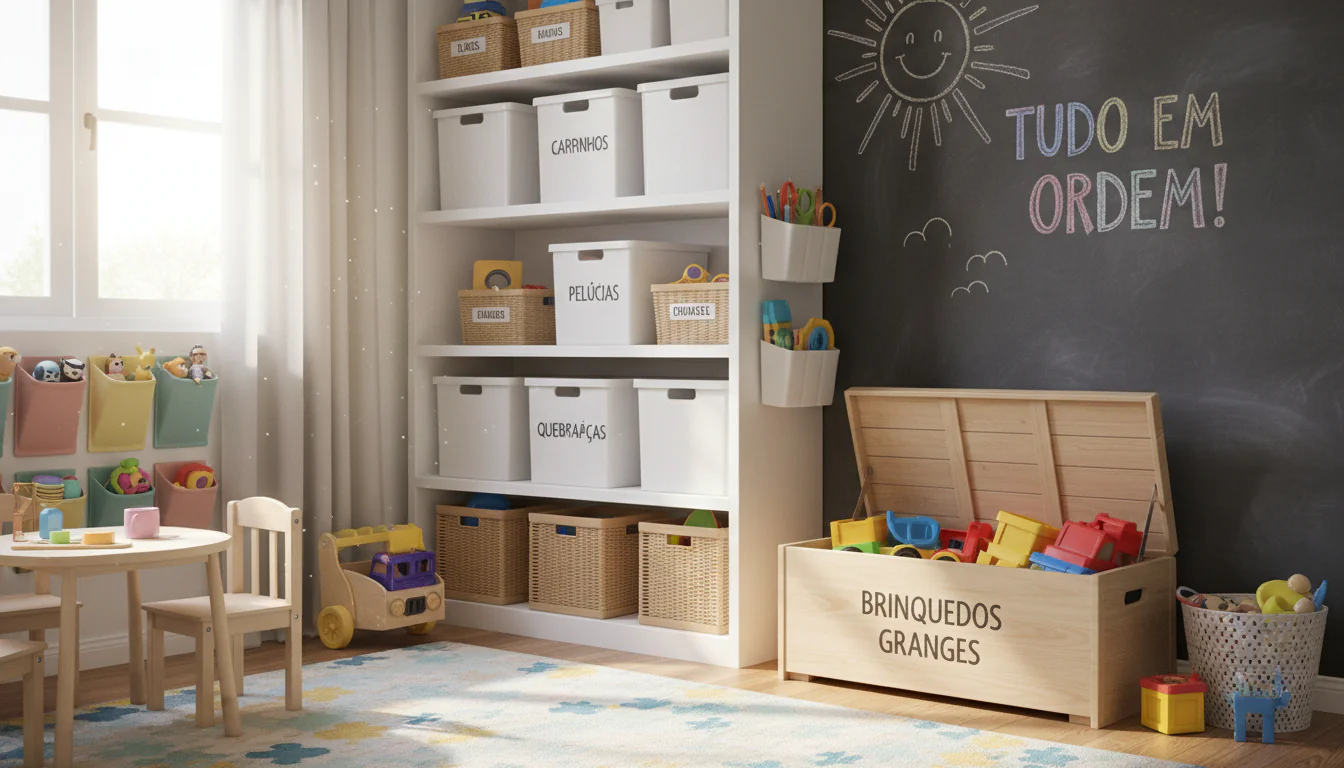 Como organizar brinquedos: ideias para dar adeus à bagunça