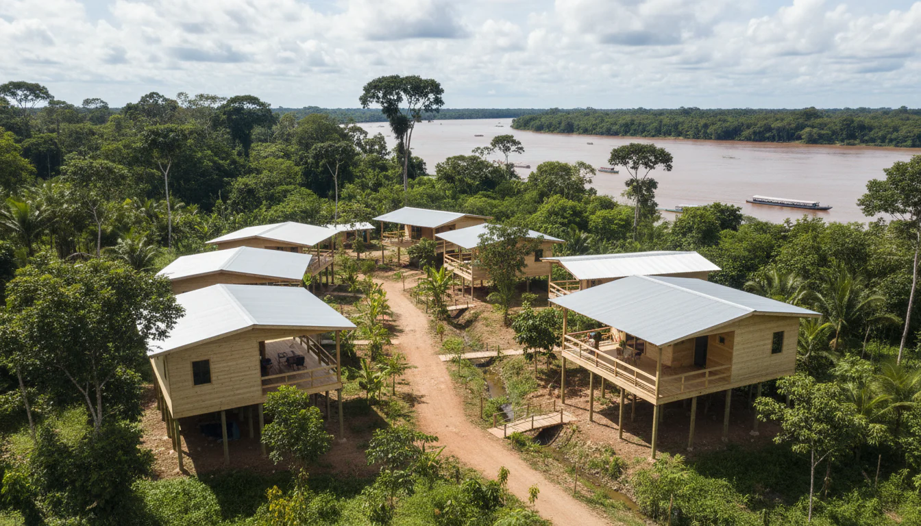 Casas de Madeira Pré-Fabricadas em Nova Olinda do Norte – AM