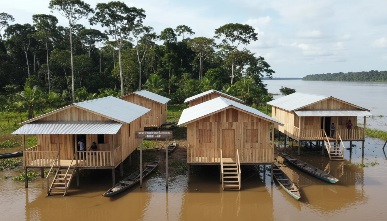 Casas de Madeira Pré-Fabricadas em Pauini – AM