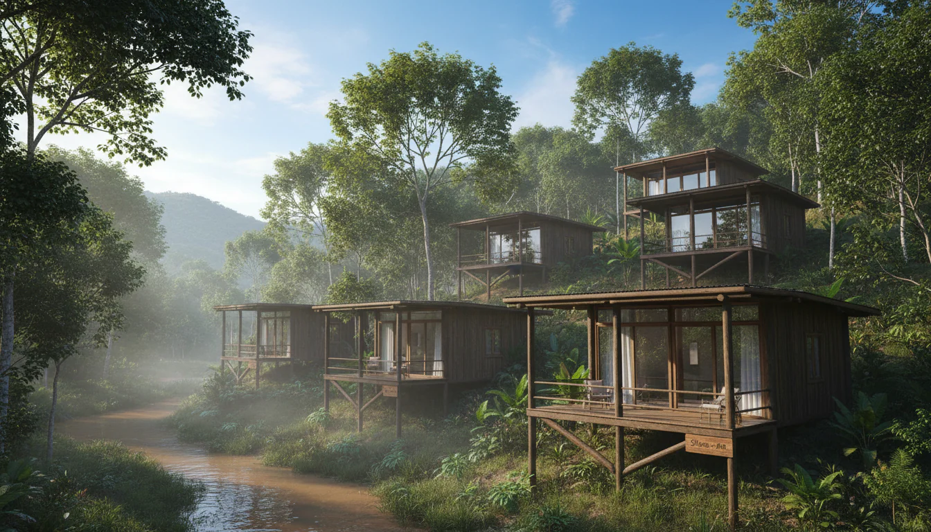 Casas de Madeira Pré-Fabricadas em Silves – AM