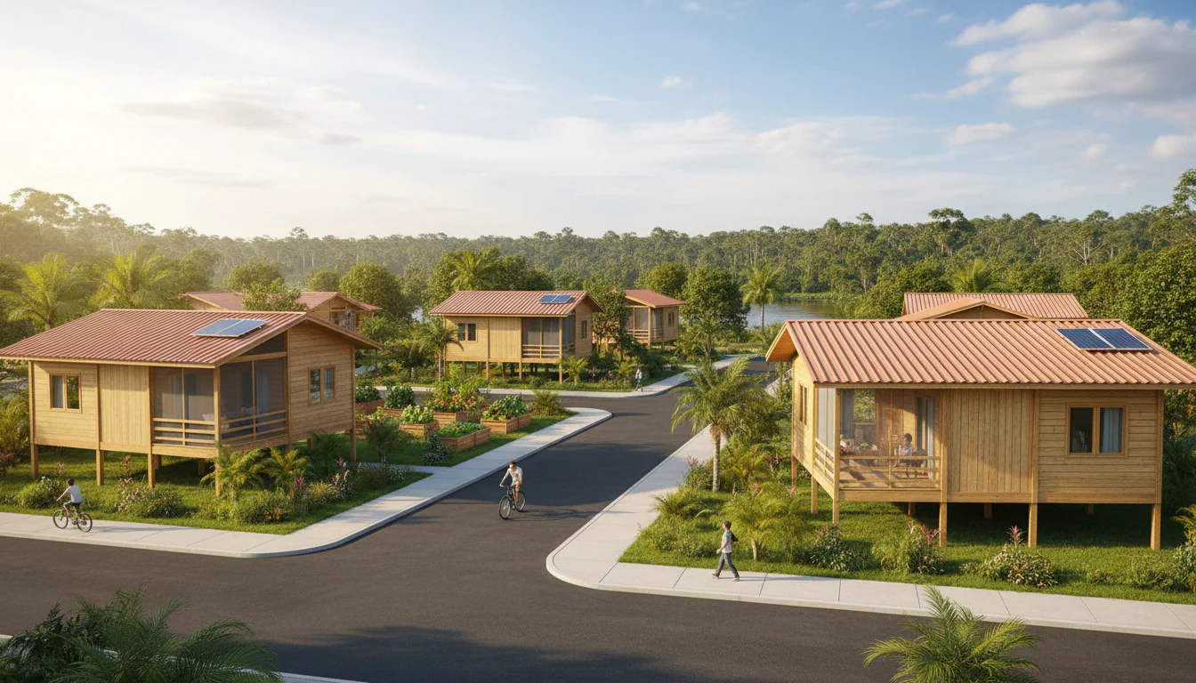 Casas de Madeira Pré-Fabricadas em Urucurituba – AM