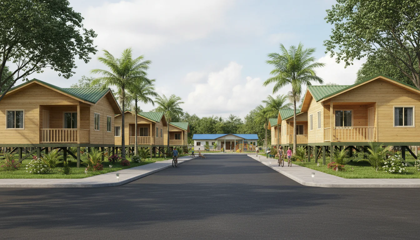 Casas de Madeira Pré-Fabricadas em Beruri – AM