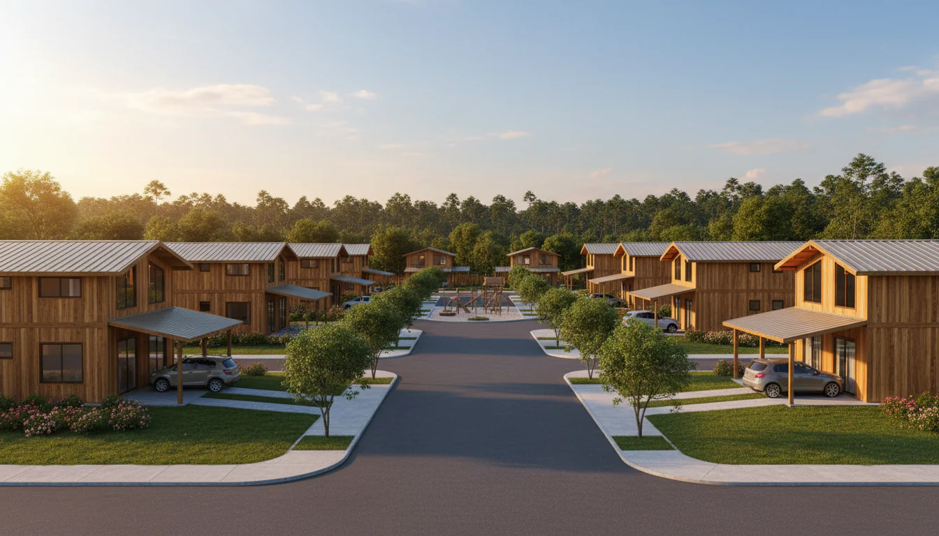 Casas de Madeira Pré-Fabricadas em Boa Vista do Ramos – AM