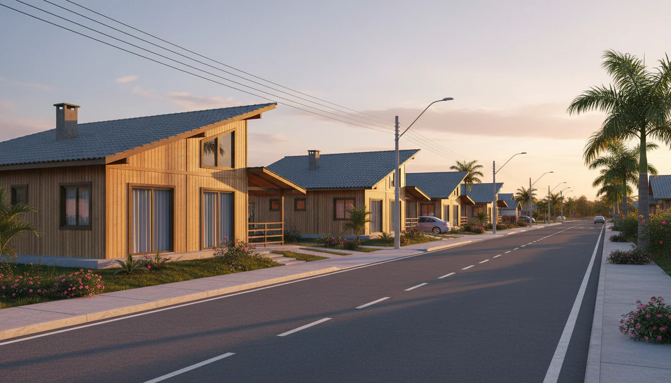 Casas de Madeira Pré-Fabricadas em Caraúbas do Piauí – PI