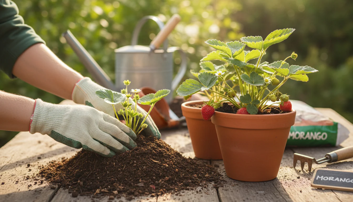 Como plantar morango: passo a passo e cuidados