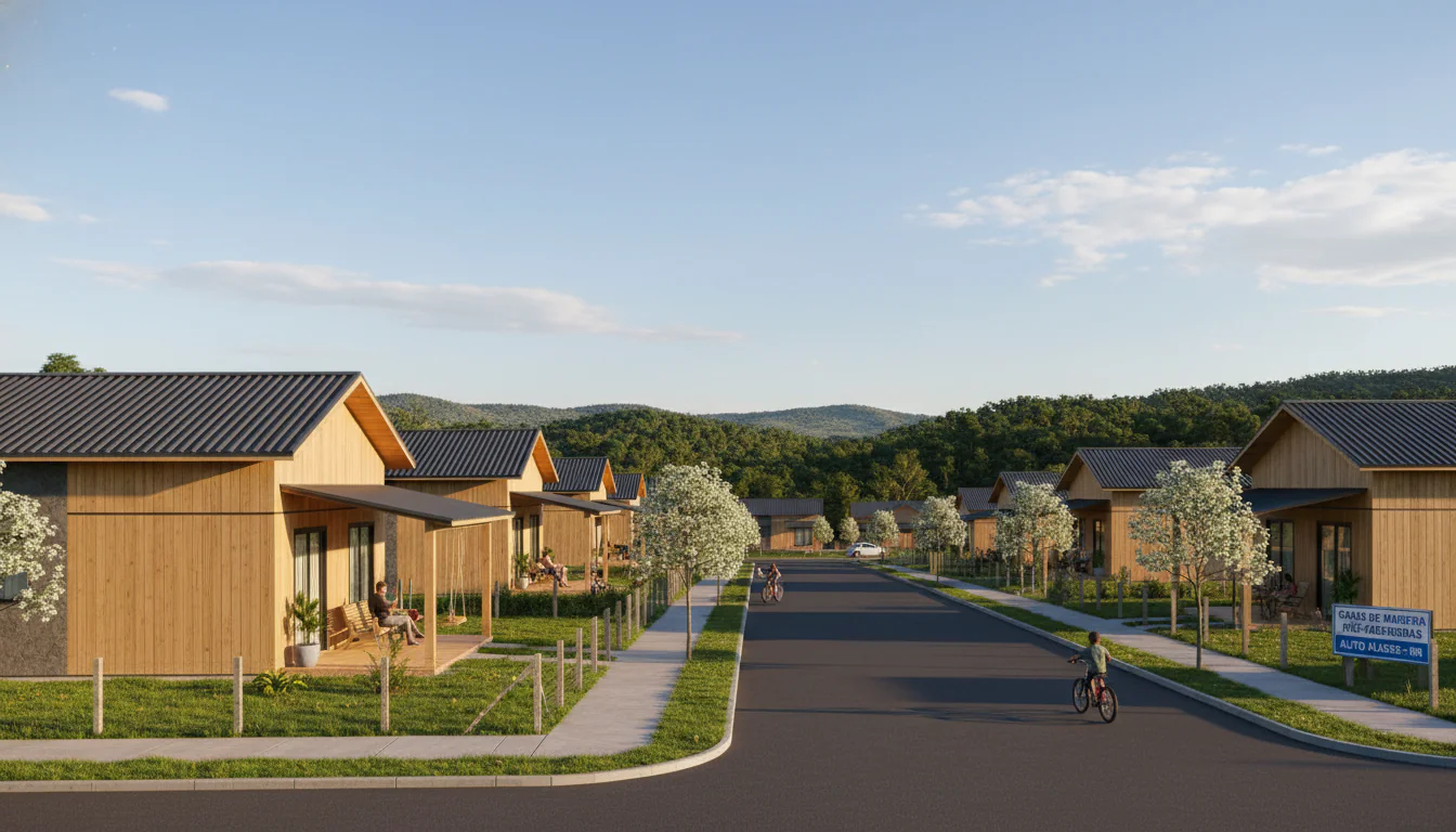 Casas de Madeira Pré-Fabricadas em Alto Alegre – RR