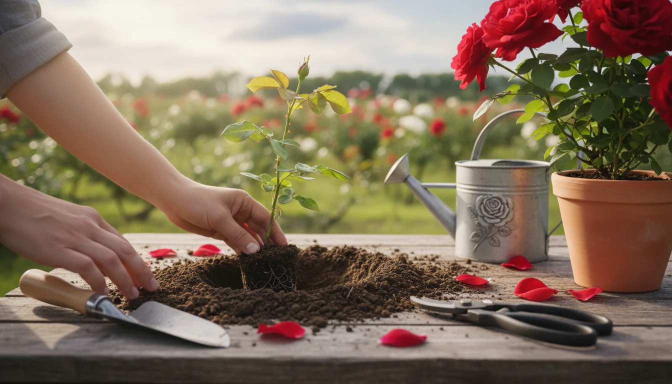 Como plantar rosas: passo a passo e cuidados
