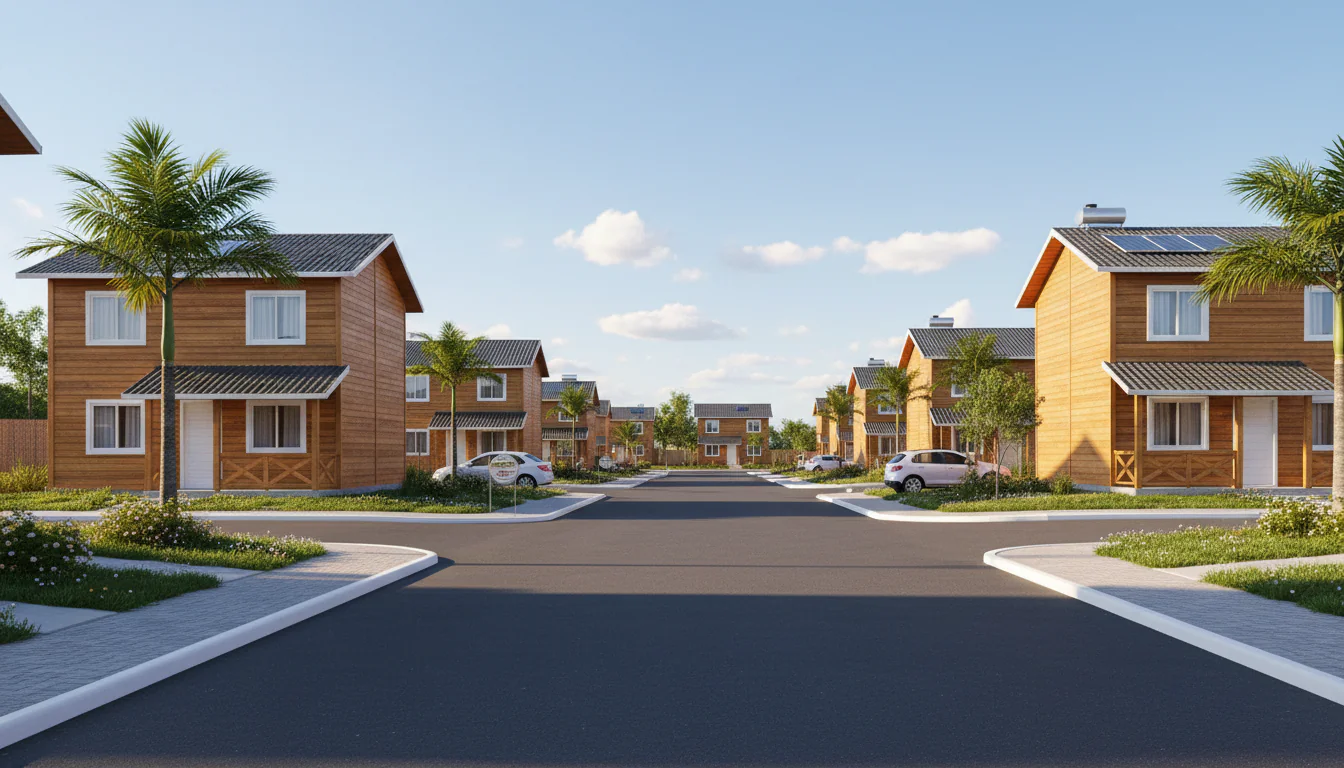 Casas de Madeira Pré-Fabricadas em Francisco Macedo – PI