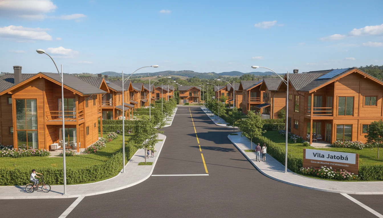 Casas de Madeira Pré-Fabricadas em Jatobá do Piauí – PI