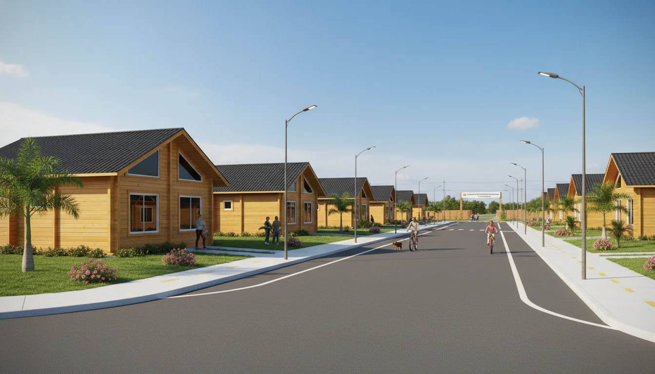 Casas de Madeira Pré-Fabricadas em Sandolândia – TO