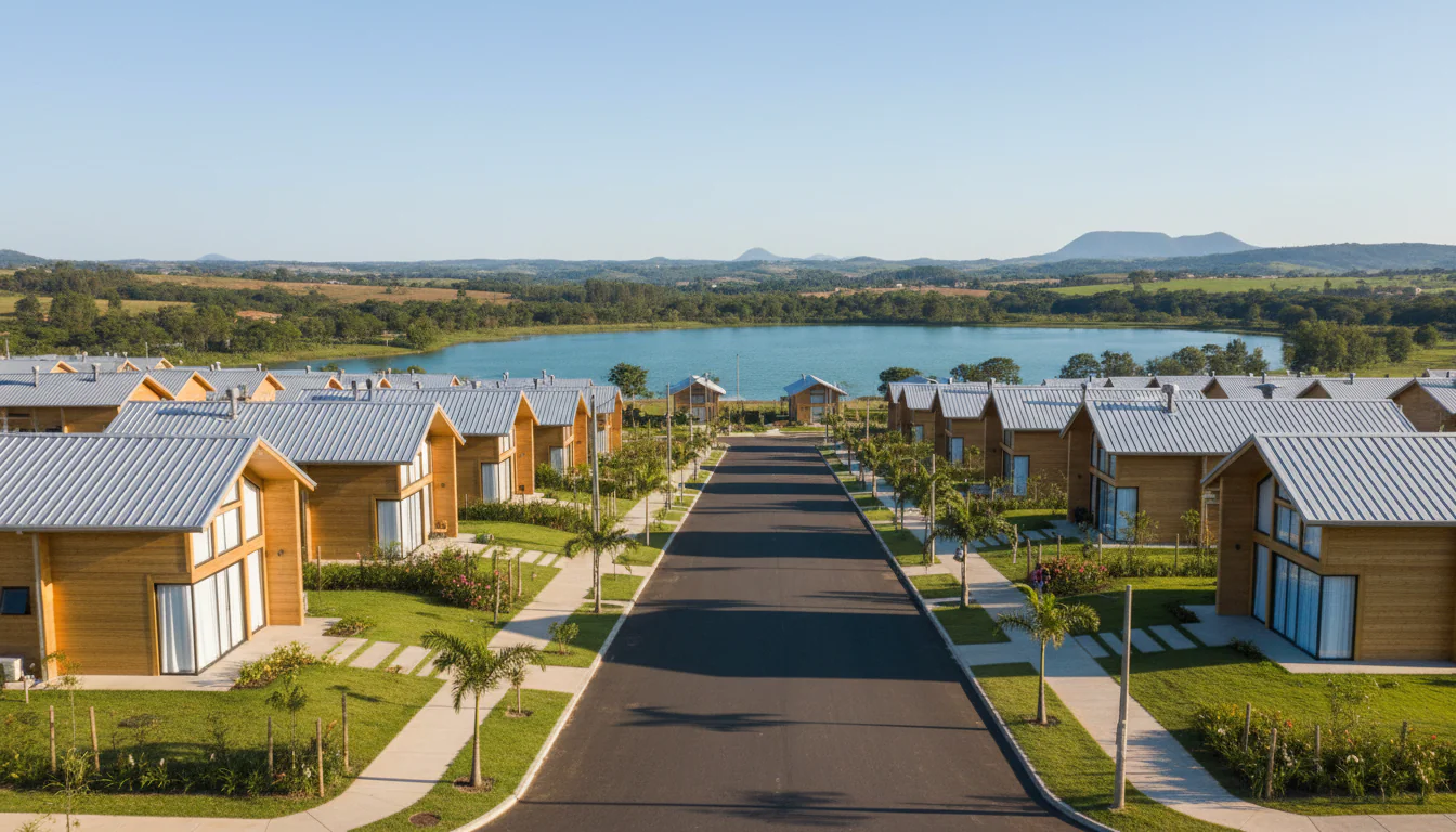 Casas de Madeira Pré-Fabricadas em Lagoa de São Francisco – PI