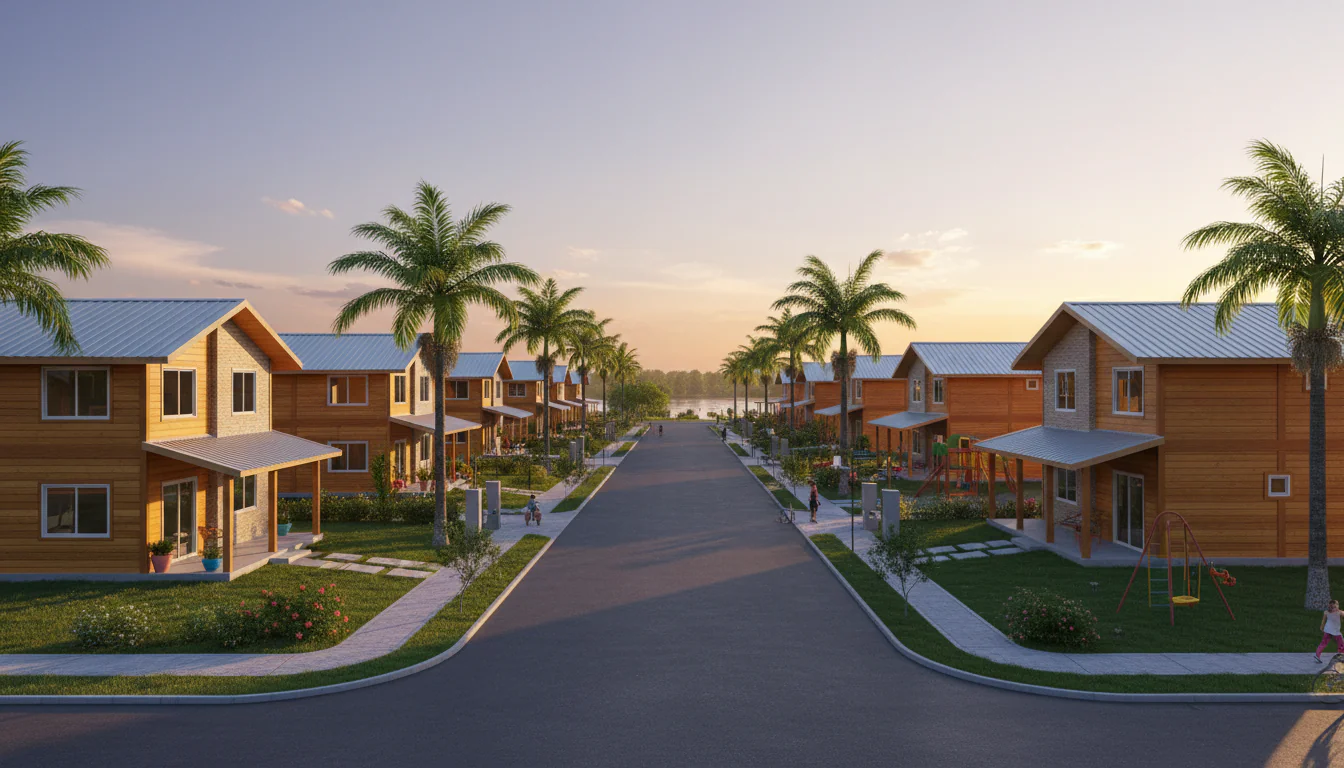 Casas de Madeira Pré-Fabricadas em Bom Jesus do Tocantins – TO