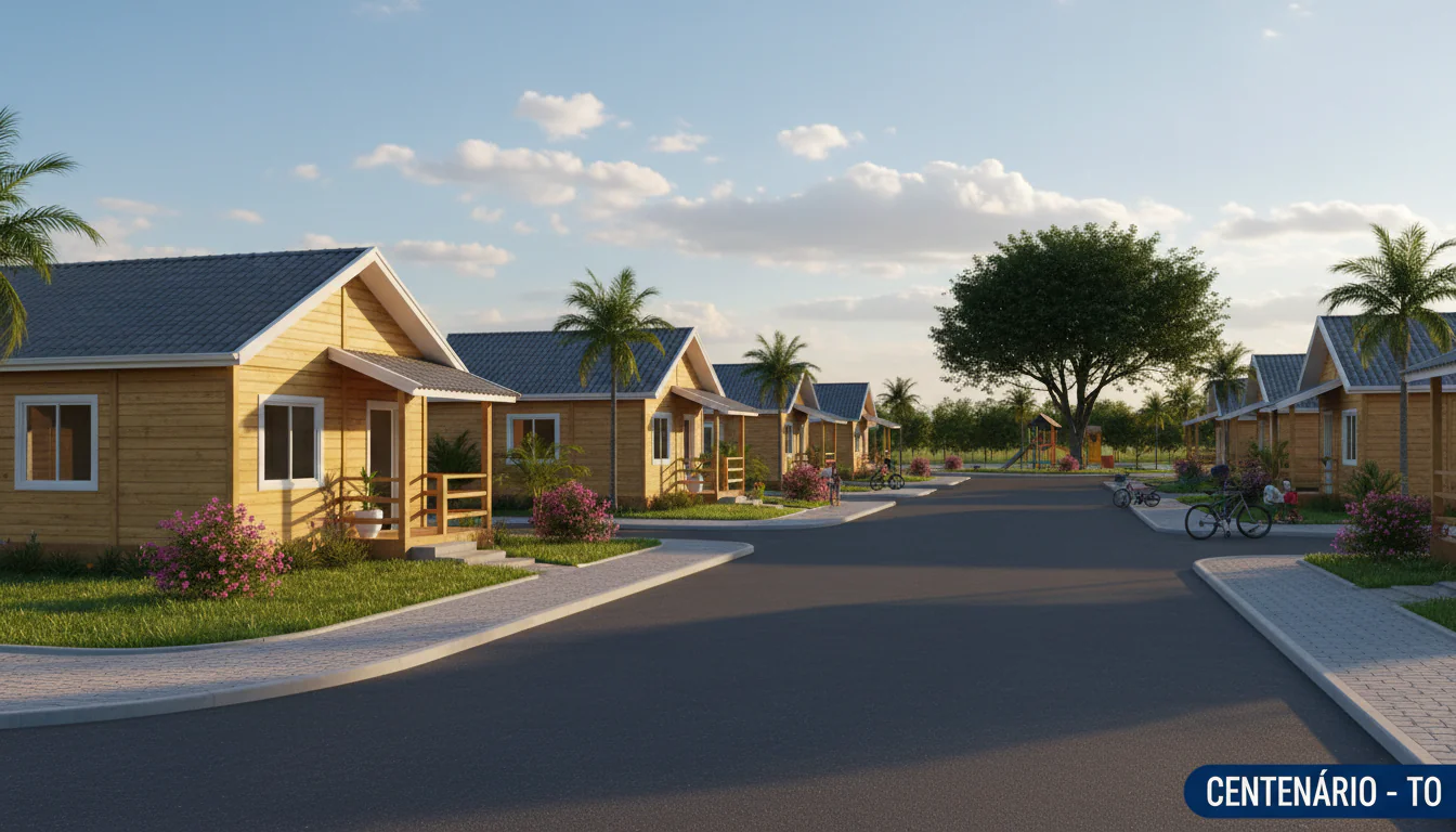 Casas de Madeira Pré-Fabricadas em Centenário – TO