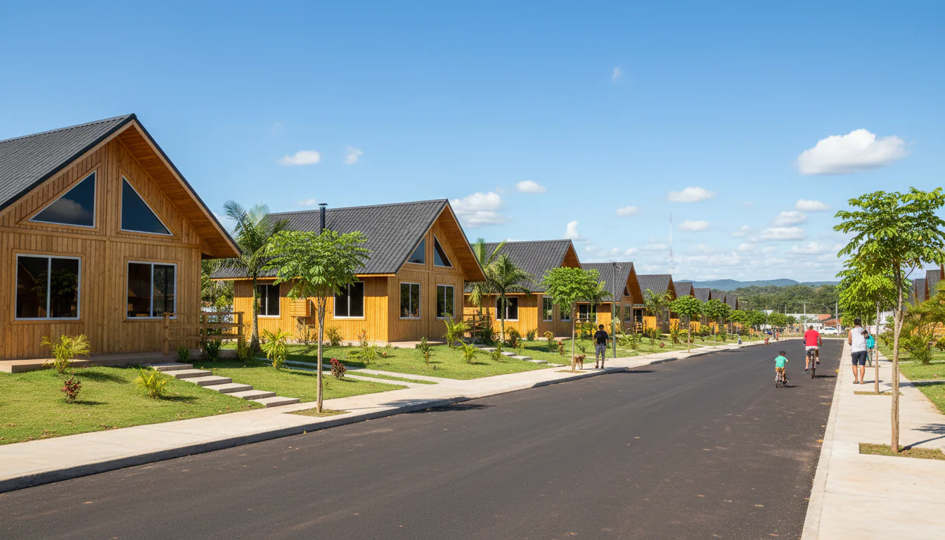 Casas de Madeira Pré-Fabricadas em Itapiratins – TO