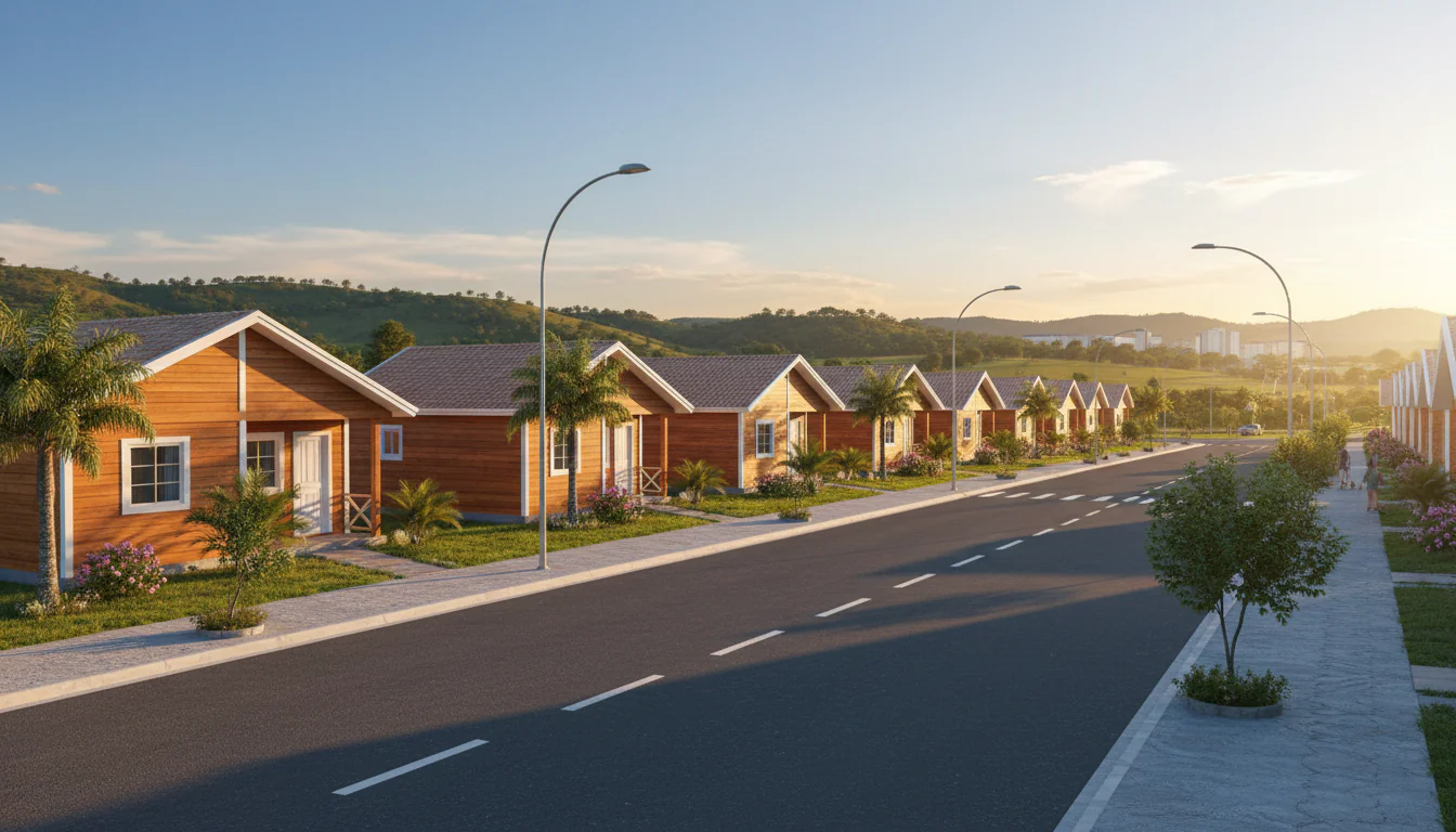 Casas de Madeira Pré-Fabricadas em Novo Santo Antônio – PI