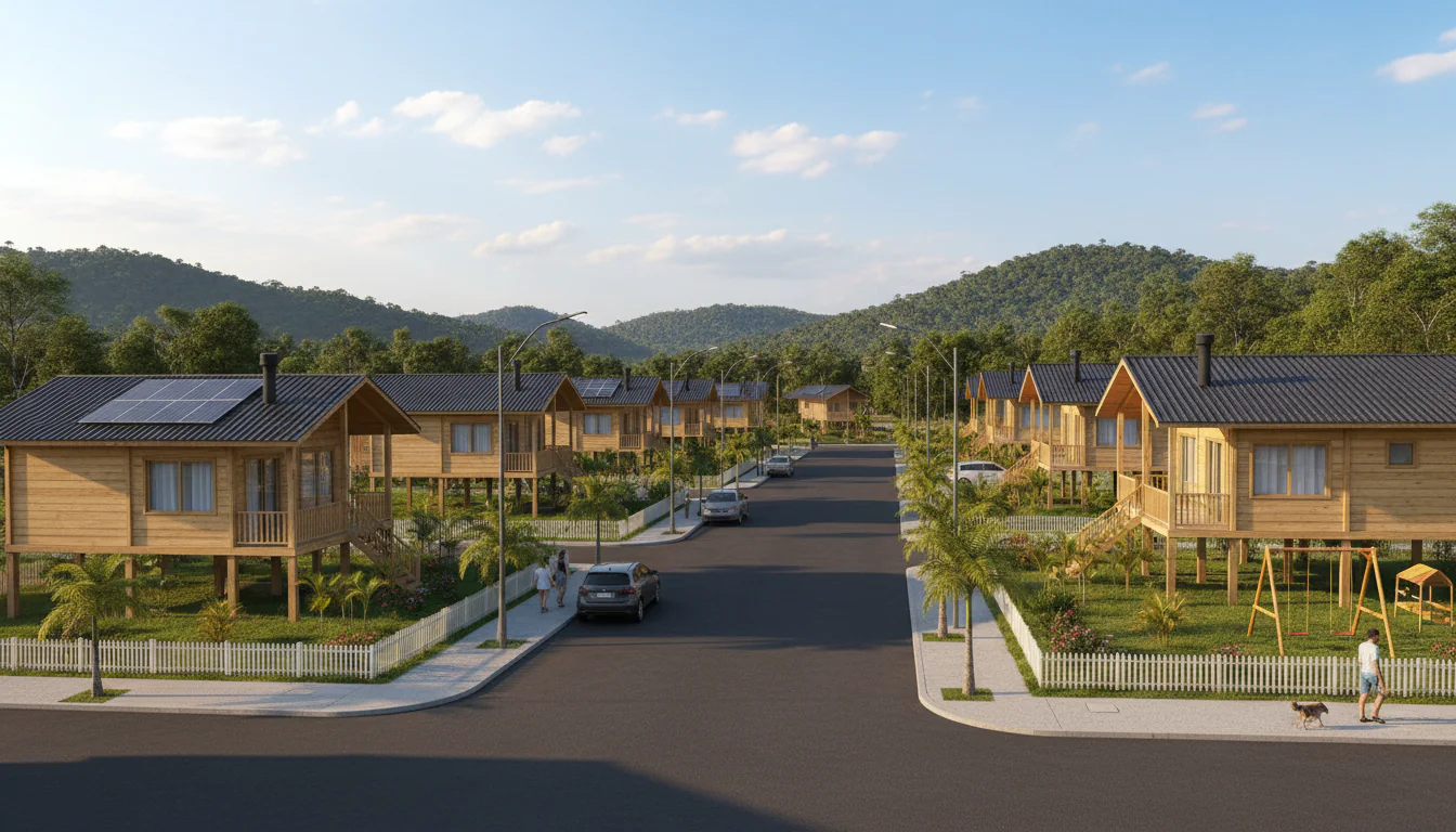 Casas de Madeira Pré-Fabricadas em Eldorado do Carajás – PA