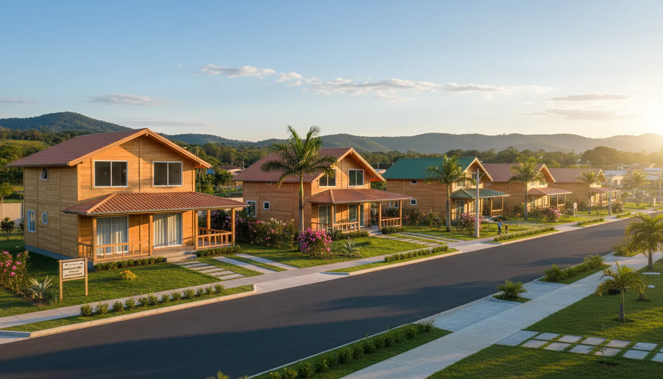 Casas de Madeira Pré-Fabricadas em Santo Antônio dos Milagres – PI