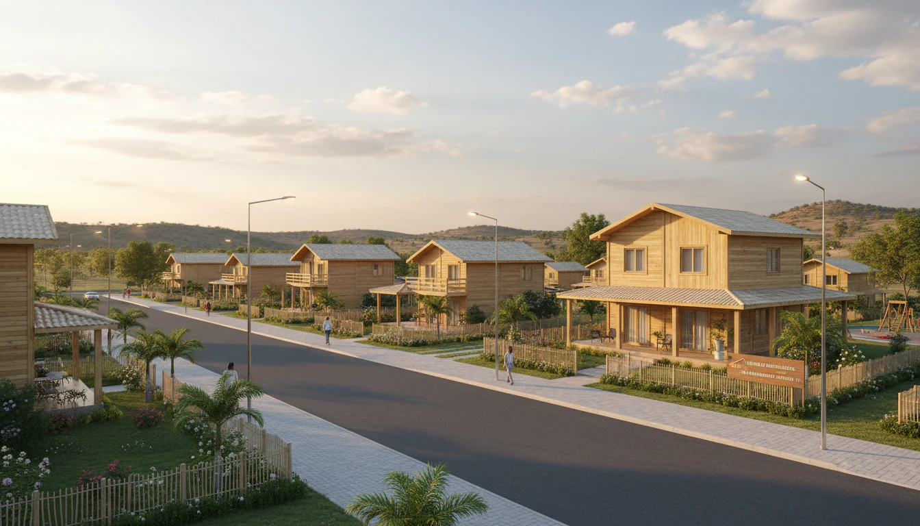 Casas de Madeira Pré-Fabricadas em São Francisco de Assis do Piauí – PI