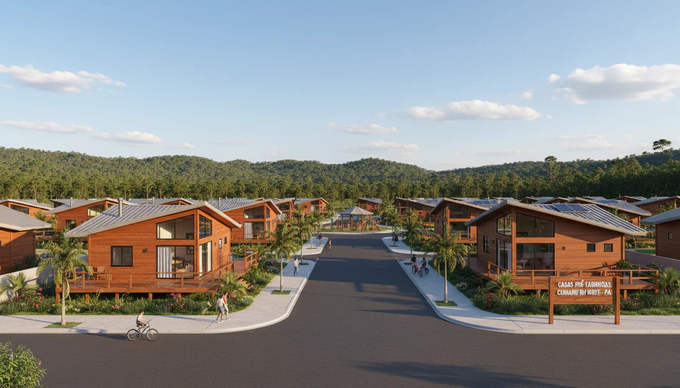 Casas de Madeira Pré-Fabricadas em Cumaru do Norte – PA