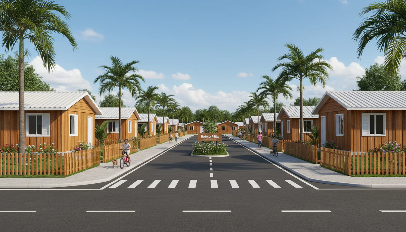 Casas de Madeira Pré-Fabricadas em Nova Esperança do Piriá – PA