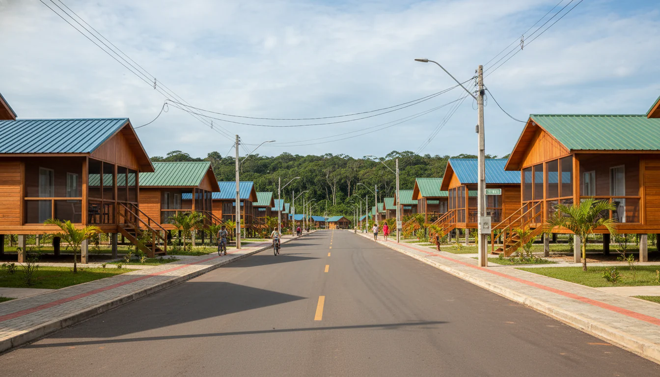 Casas de Madeira Pré-Fabricadas em Afuá – PA