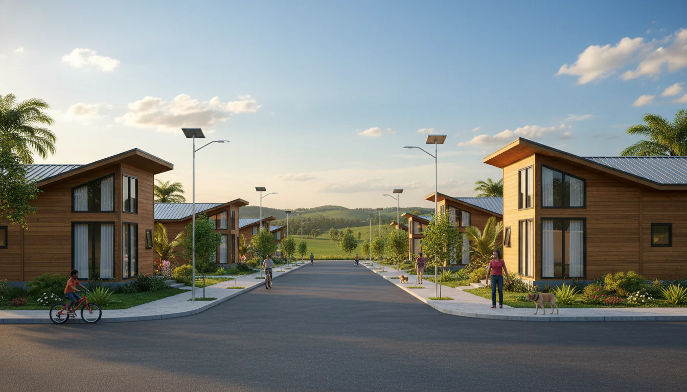 Casas de Madeira Pré-Fabricadas em Vera Mendes – PI