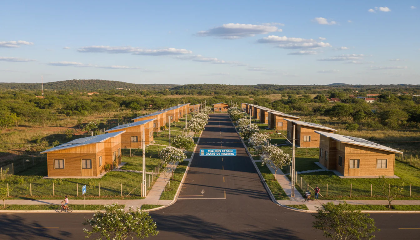 Casas de Madeira Pré-Fabricadas em Vila Nova do Piauí – PI