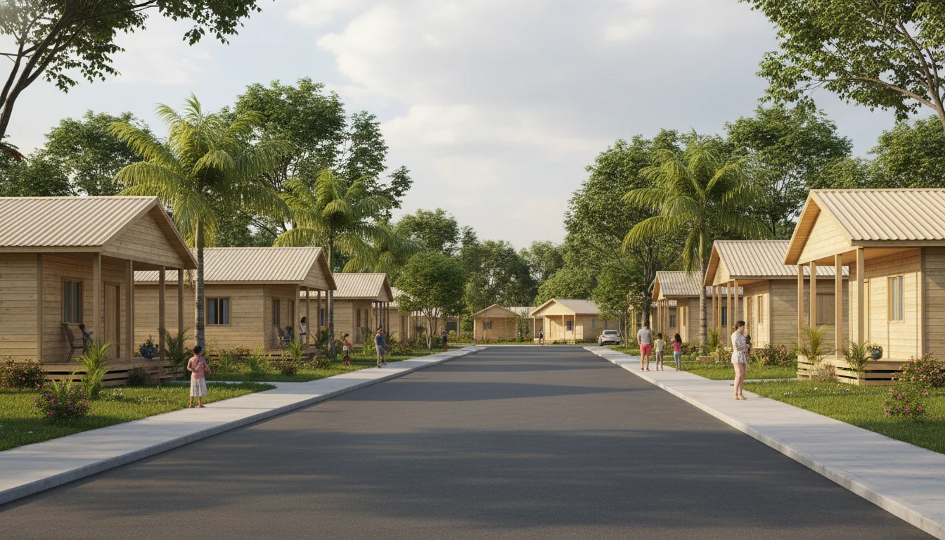 Casas de Madeira Pré-Fabricadas em Anajás – PA