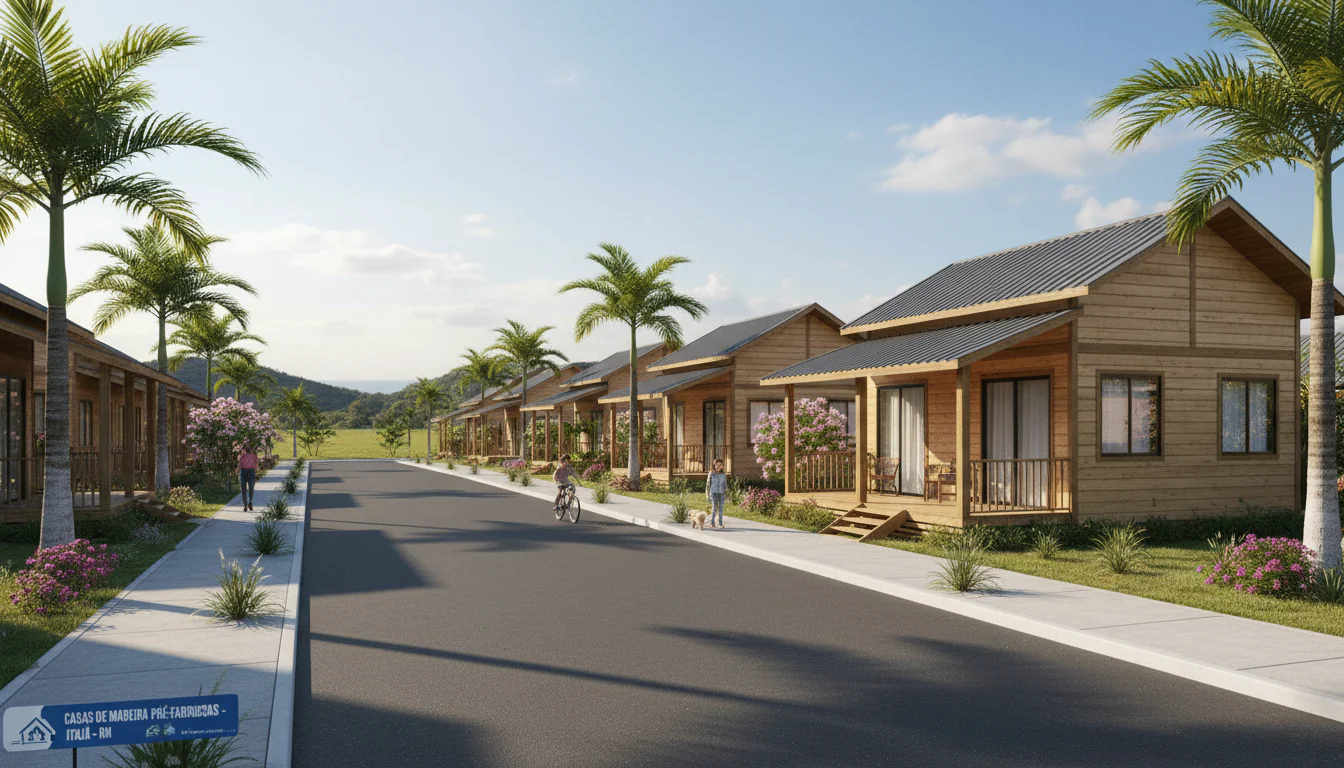 Casas de Madeira Pré-Fabricadas em Itajá – RN