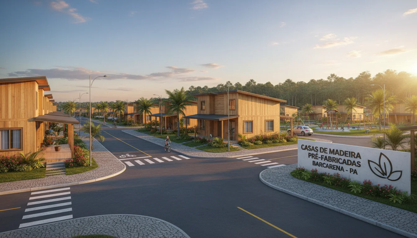 Casas de Madeira Pré-Fabricadas em Barcarena – PA