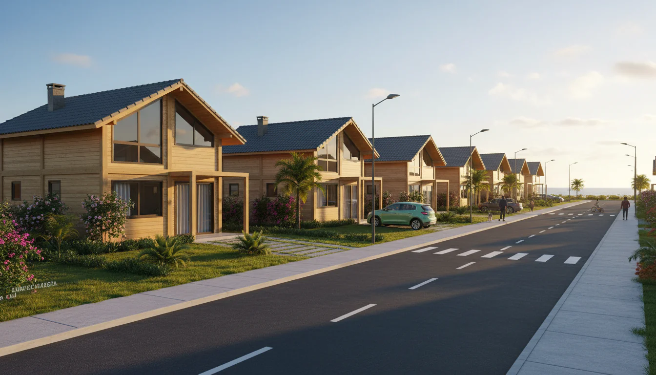 Casas de Madeira Pré-Fabricadas em Tibau – RN Casas de Madeira Pré-Fabricadas em Tibau – RN