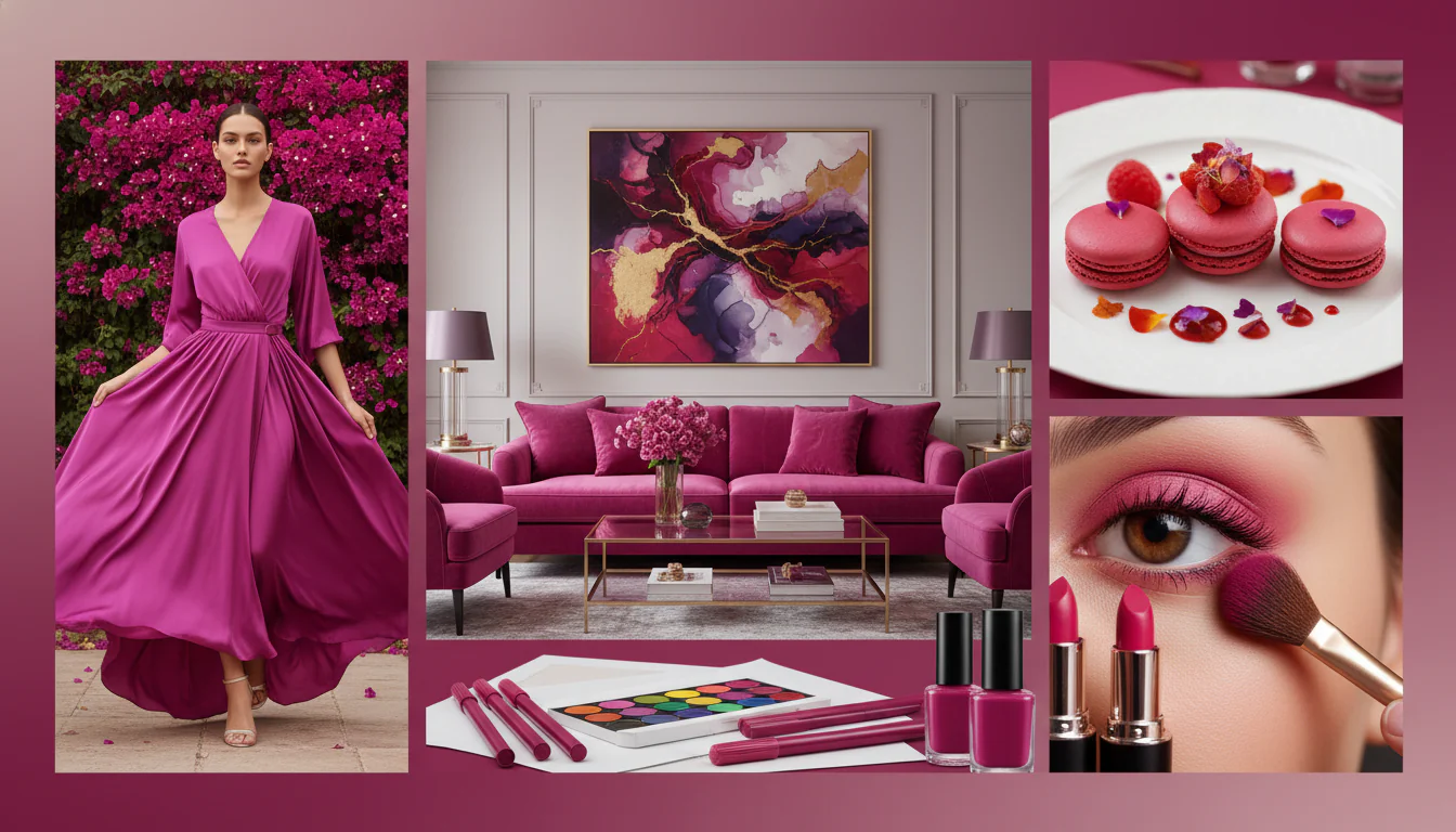 Cor magenta: ideias e combinações com tom especial