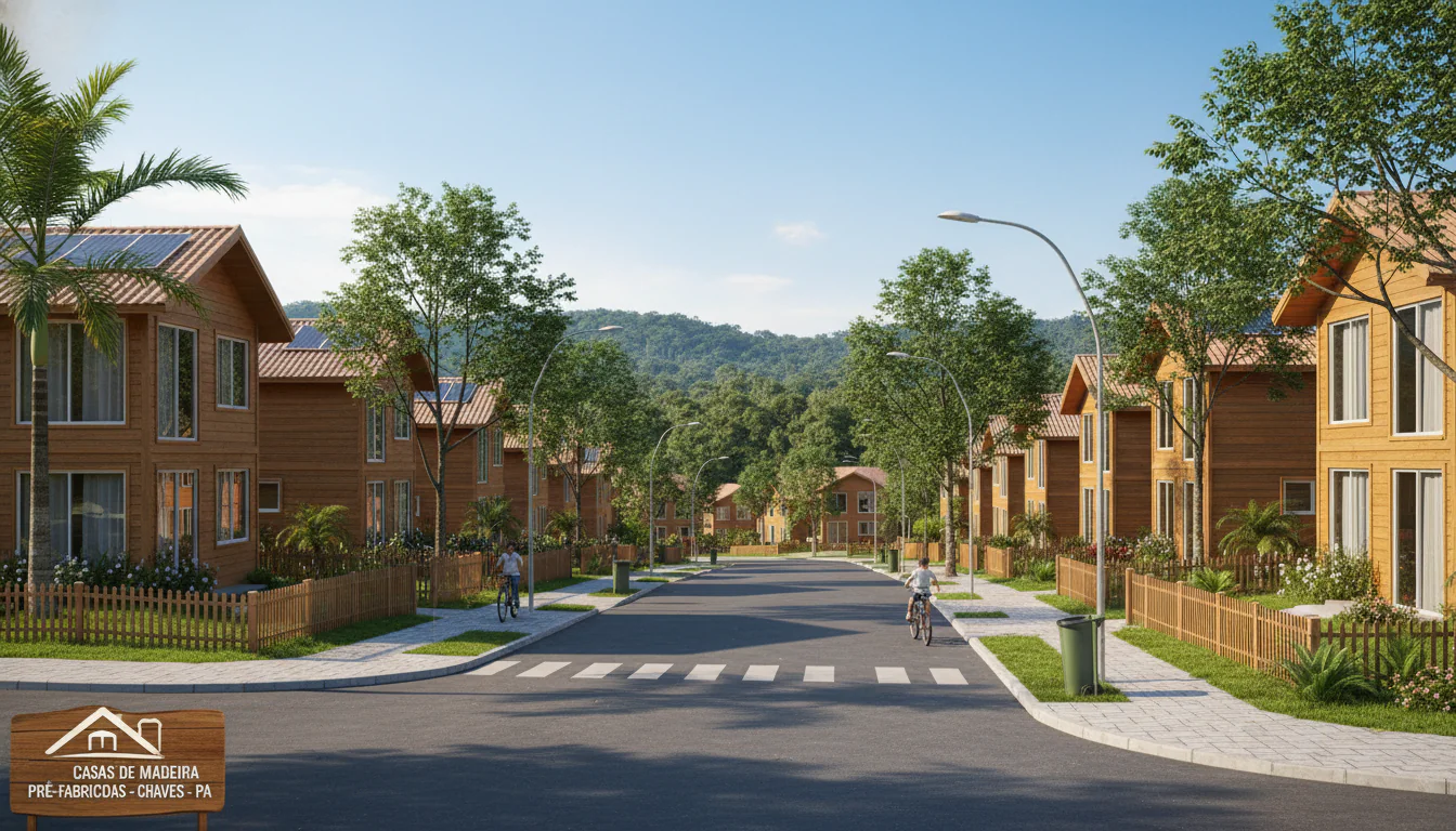 Casas de Madeira Pré-Fabricadas em Chaves – PA