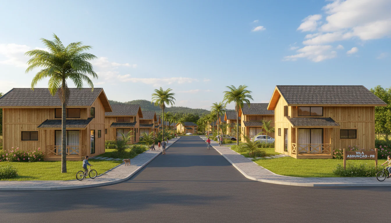Casas de Madeira Pré-Fabricadas em Assunção – PB