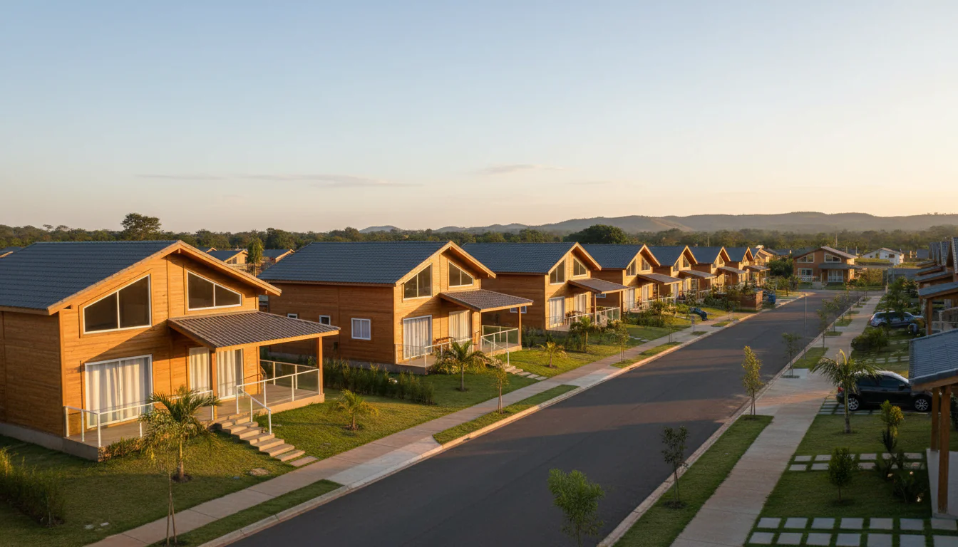 Casas de Madeira Pré-Fabricadas em Barra de Santana – PB