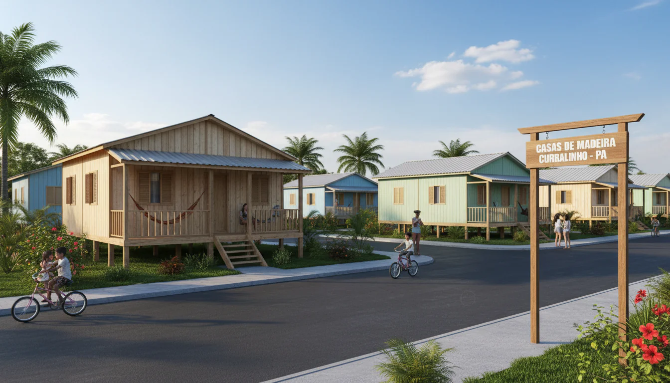 Casas de Madeira Pré-Fabricadas em Curralinho – PA