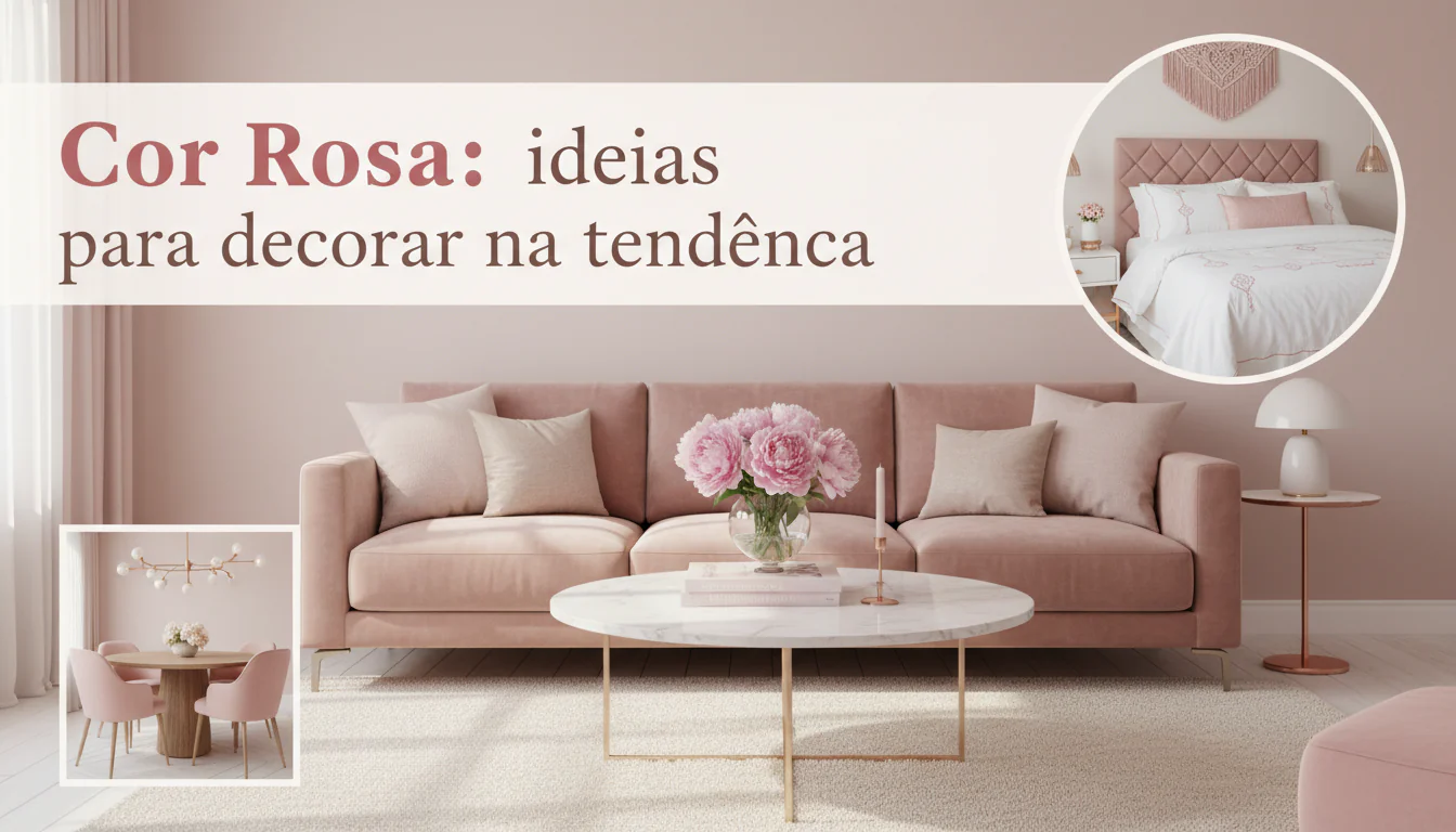 Cor Rosa: ideias para decorar na tendência Cor Rosa: ideias para decorar na tendência