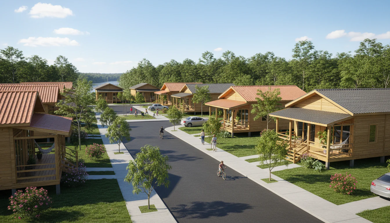 Casas de Madeira Pré-Fabricadas em Mocajuba – PA