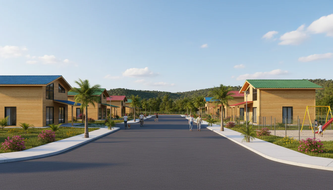 Casas de Madeira Pré-Fabricadas em Parari – PB