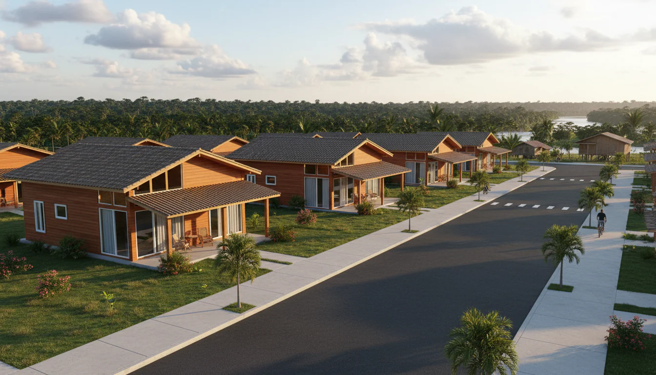 Casas de Madeira Pré-Fabricadas em Muaná – PA