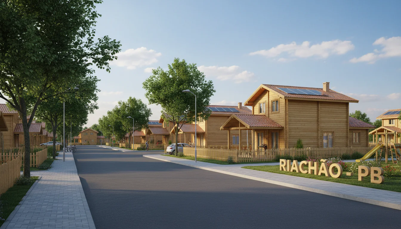 Casas de Madeira Pré-Fabricadas em Riachão – PB